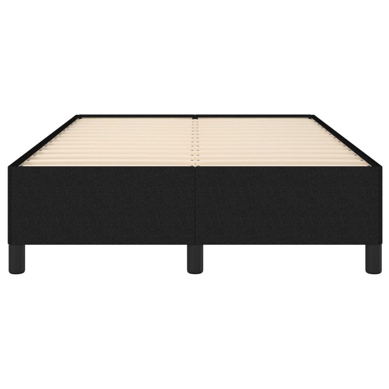 Casa si Gradina - Mobilier - Paturi si accesorii - Paturi - Cadru de pat, negru, 120x190 cm, material textil - Infinity.ro