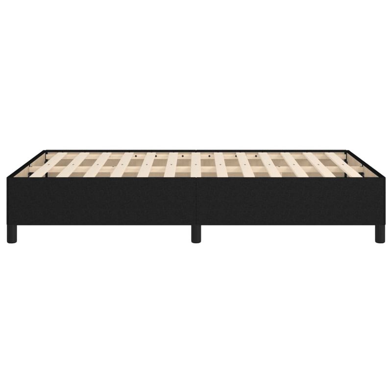 Casa si Gradina - Mobilier - Paturi si accesorii - Paturi - Cadru de pat, negru, 120x190 cm, material textil - Infinity.ro