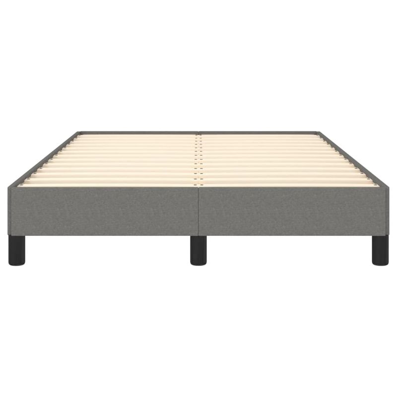 Casa si Gradina - Mobilier - Paturi si accesorii - Paturi - Cadru de pat, gri inchis, 120x190 cm, material textil - Infinity.ro
