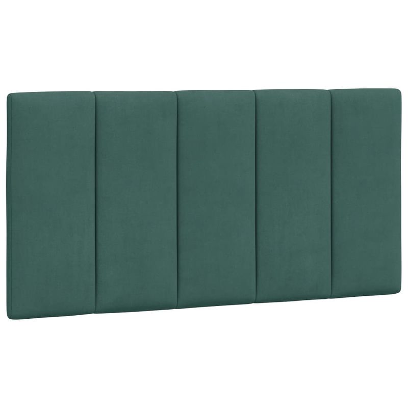 Casa si Gradina - Mobilier - Paturi si accesorii - Paturi - Cadru de pat cu tablie, verde inchis, 100x200 cm, catifea - Infinity.ro