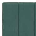 Casa si Gradina - Mobilier - Paturi si accesorii - Paturi - Cadru de pat cu tablie, verde inchis, 100x200 cm, catifea - Infinity.ro