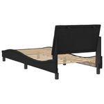 Casa si Gradina - Mobilier - Paturi si accesorii - Paturi - Cadru de pat cu tablie, negru, 80x200 cm, catifea - Infinity.ro