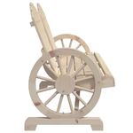 Casa si Gradina - Gradina si terasa - Mobilier exterior - Scaune si sezlonguri gradina - Scaun Adirondack de gradina, 2 locuri, lemn masiv de brad, maro - Infinity.ro