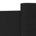 Casa si Gradina - Mobilier - Paturi si accesorii - Paturi - Cadru de pat cu tablie, negru, 75x190 cm, lemn prelucrat - Infinity.ro