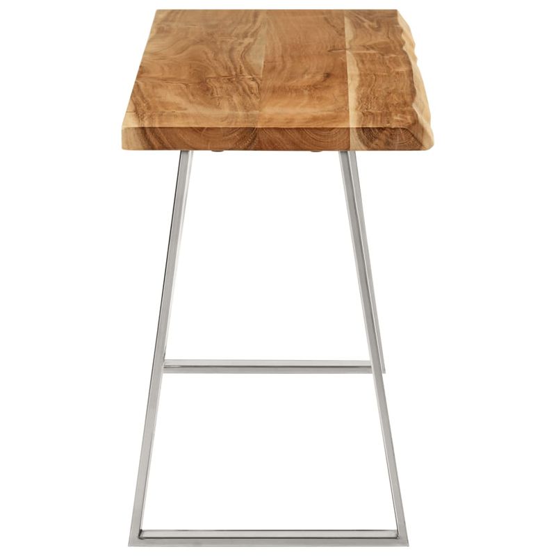 Casa si Gradina - Mobilier - Canapele si coltare - Banchete - Banca cu margini naturale 105 cm, lemn masiv de acacia - Infinity.ro