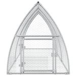 Petshop - Accesorii petshop - Culcusuri si custi - Custi interior si exterior - Cusca pentru iepuri, argintiu, 300x105x120 cm, otel galvanizat - Infinity.ro