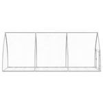 Petshop - Accesorii petshop - Culcusuri si custi - Custi interior si exterior - Cusca pentru iepuri, argintiu, 300x105x120 cm, otel galvanizat - Infinity.ro