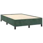Casa si Gradina - Mobilier - Paturi si accesorii - Paturi - Cadru de pat, verde inchis, 120x190 cm, catifea - Infinity.ro