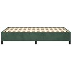 Casa si Gradina - Mobilier - Paturi si accesorii - Paturi - Cadru de pat, verde inchis, 120x190 cm, catifea - Infinity.ro