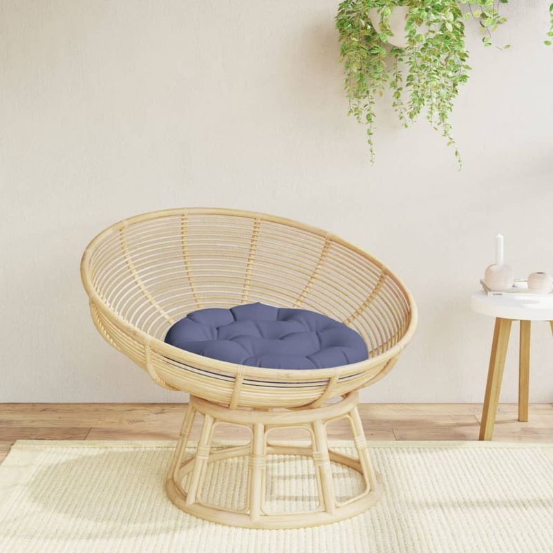 Casa si Gradina - Textile si covoare - Perne si pilote - Perne decorative - Perna rotunda, bleumarin, Ø 60 x11 cm, tesatura Oxford - Infinity.ro