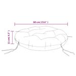 Casa si Gradina - Textile si covoare - Perne si pilote - Perne decorative - Perna rotunda, bleumarin, Ø 60 x11 cm, tesatura Oxford - Infinity.ro