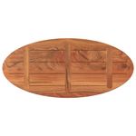 Casa si Gradina - Mobilier - Feronerie si accesorii mobila - Blat de masa oval, 100x50x2,5 cm, lemn masiv de acacia - Infinity.ro