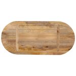 Casa si Gradina - Mobilier - Feronerie si accesorii mobila - Blat de masa oval, 80x40x3,8 cm, lemn masiv de mango - Infinity.ro