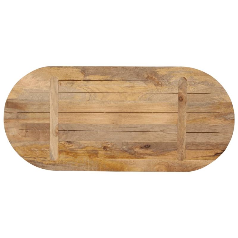 Casa si Gradina - Mobilier - Feronerie si accesorii mobila - Blat de masa oval, 80x40x3,8 cm, lemn masiv de mango - Infinity.ro