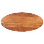 Casa si Gradina - Mobilier - Feronerie si accesorii mobila - Blat de masa oval, 120x50x3,8 cm, lemn masiv de acacia - Infinity.ro