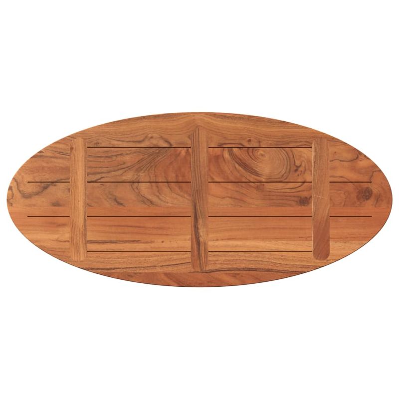 Casa si Gradina - Mobilier - Feronerie si accesorii mobila - Blat de masa oval, 120x50x3,8 cm, lemn masiv de acacia - Infinity.ro