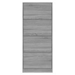 Casa si Gradina - Mobilier - Organizare si depozitare - Organizator incaltaminte - Pantofar, gri sonoma, 63x24x147 cm, lemn prelucrat - Infinity.ro