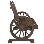 Casa si Gradina - Gradina si terasa - Mobilier exterior - Scaune si sezlonguri gradina - Scaun Adirondack de gradina, 2 locuri, lemn masiv de brad, maro închis - Infinity.ro
