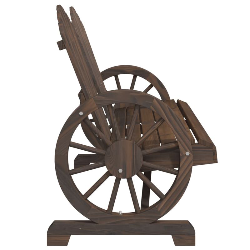 Casa si Gradina - Gradina si terasa - Mobilier exterior - Scaune si sezlonguri gradina - Scaun Adirondack de gradina, 2 locuri, lemn masiv de brad, maro închis - Infinity.ro