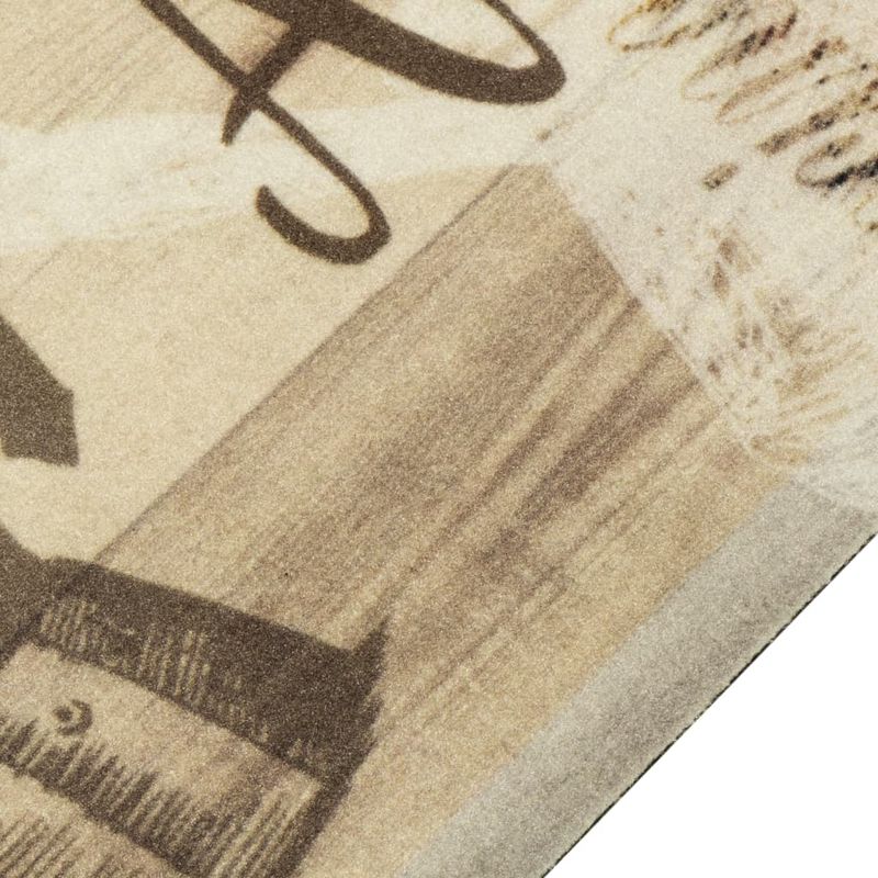 Casa si Gradina - Textile si covoare - Covoare - Covoare casa - Covor de bucatarie lavabil Coffee, maro, 45x150 cm, catifea - Infinity.ro