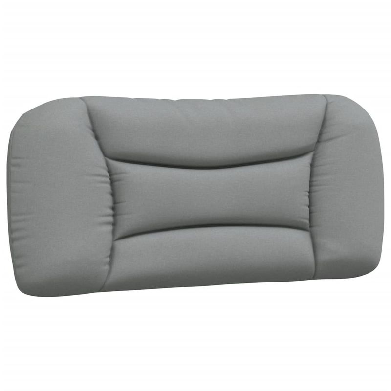 Casa si Gradina - Mobilier - Paturi si accesorii - Paturi - Cadru de pat cu tablie, gri deschis, 90x200 cm, textil - Infinity.ro