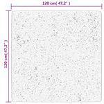 Casa si Gradina - Textile si covoare - Covoare - Covoare casa - Covor „OVIEDO”, fire scurte, bej, 120x120 cm - Infinity.ro