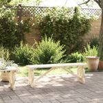 Casa si Gradina - Gradina si terasa - Mobilier exterior - Scaune si sezlonguri gradina - Banca de gradina, 115 cm, lemn masiv de brad, maro - Infinity.ro
