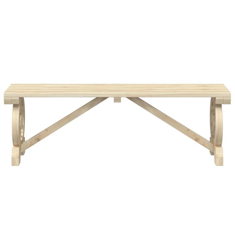 Casa si Gradina - Gradina si terasa - Mobilier exterior - Scaune si sezlonguri gradina - Banca de gradina, 115 cm, lemn masiv de brad, maro - Infinity.ro