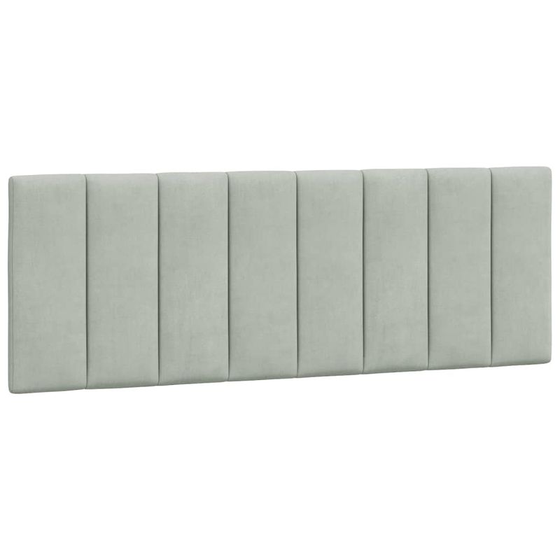 Casa si Gradina - Mobilier - Paturi si accesorii - Paturi - Cadru de pat cu tablie, gri deschis, 120x200 cm, catifea - Infinity.ro