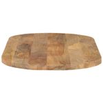 Casa si Gradina - Mobilier - Feronerie si accesorii mobila - Blat de masa oval, 120x50x3,8 cm, lemn masiv de mango - Infinity.ro