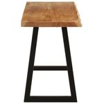 Casa si Gradina - Mobilier - Canapele si coltare - Banchete - Banca cu margini naturale 105 cm, lemn masiv de acacia - Infinity.ro