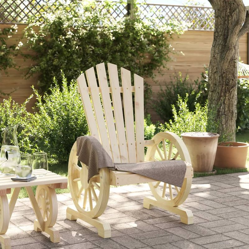 Casa si Gradina - Gradina si terasa - Mobilier exterior - Scaune si sezlonguri gradina - Scaun de gradina Adirondack, lemn masiv de brad - Infinity.ro