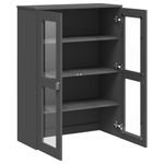 Casa si Gradina - Mobilier - Comode si corpuri - Comode - Dulap superior „VIKEN”, gri antracit, lemn masiv de pin - Infinity.ro