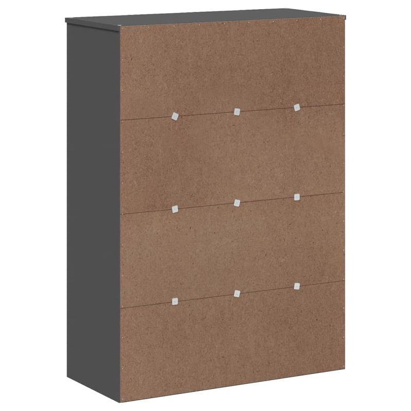Casa si Gradina - Mobilier - Comode si corpuri - Comode - Dulap superior „VIKEN”, gri antracit, lemn masiv de pin - Infinity.ro
