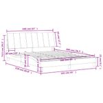 Casa si Gradina - Mobilier - Paturi si accesorii - Paturi - Cadru de pat cu tablie, gri inchis, 160x200 cm, catifea - Infinity.ro