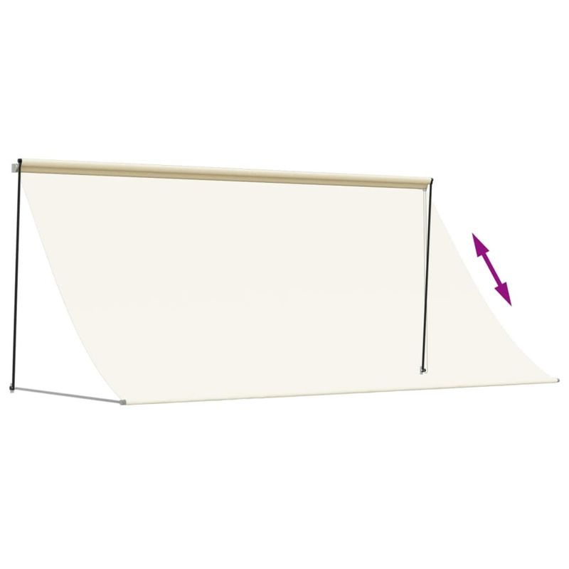 Casa si Gradina - Gradina si terasa - Umbrele si pavilioane - Pavilioane - Copertina retractabila, crem, 300x150 cm, tesatura si otel - Infinity.ro