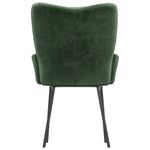 Casa si Gradina - Mobilier - Scaune si fotolii - Scaune - Scaune de bucatarie, 2 buc., verde inchis, catifea - Infinity.ro