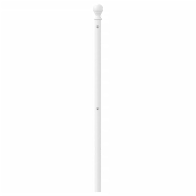 Casa si Gradina - Mobilier - Paturi si accesorii - Accesorii paturi - Tablie de pat metalica, alb, 160 cm - Infinity.ro