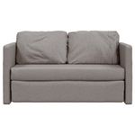 Casa si Gradina - Mobilier - Canapele si coltare - Canapele - Canapea extensibila 2 in 1, gri taupe, 112x174x55 cm, textil - Infinity.ro