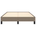 Casa si Gradina - Mobilier - Paturi si accesorii - Paturi - Cadru de pat, gri taupe, 120x190 cm, material textil - Infinity.ro