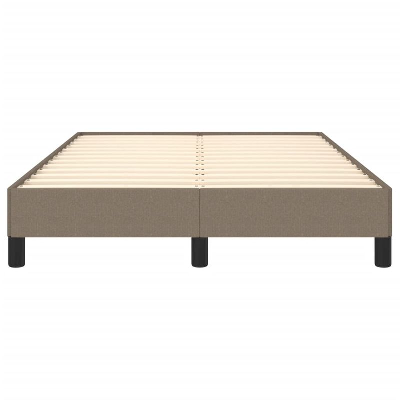 Casa si Gradina - Mobilier - Paturi si accesorii - Paturi - Cadru de pat, gri taupe, 120x190 cm, material textil - Infinity.ro
