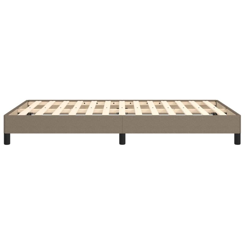 Casa si Gradina - Mobilier - Paturi si accesorii - Paturi - Cadru de pat, gri taupe, 120x190 cm, material textil - Infinity.ro