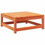 Casa si Gradina - Gradina si terasa - Mobilier exterior - Canapele si fotolii gradina - taburet de gradina cu pernă, maro ceruit, lemn masiv de pin - Infinity.ro