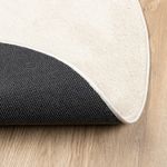 Casa si Gradina - Textile si covoare - Covoare - Covoare casa - Covor „OVIEDO”, fire scurte, bej, Ø 120 cm - Infinity.ro