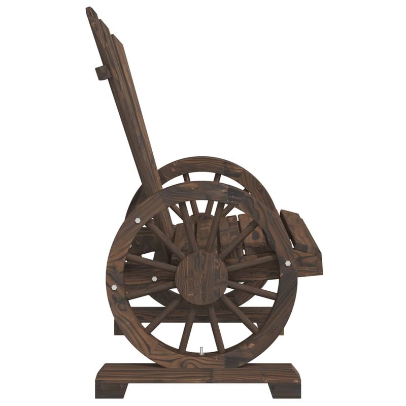 Casa si Gradina - Gradina si terasa - Mobilier exterior - Scaune si sezlonguri gradina - Scaune de gradina Adirondack, 2 buc., lemn masiv de brad, maro închis - Infinity.ro