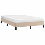 Casa si Gradina - Mobilier - Paturi si accesorii - Paturi - Cadru de pat, cappuccino, 120x190 cm, piele ecologica - Infinity.ro