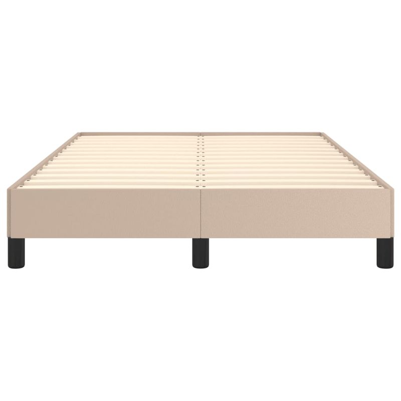 Casa si Gradina - Mobilier - Paturi si accesorii - Paturi - Cadru de pat, cappuccino, 120x190 cm, piele ecologica - Infinity.ro