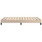 Casa si Gradina - Mobilier - Paturi si accesorii - Paturi - Cadru de pat, cappuccino, 120x190 cm, piele ecologica - Infinity.ro