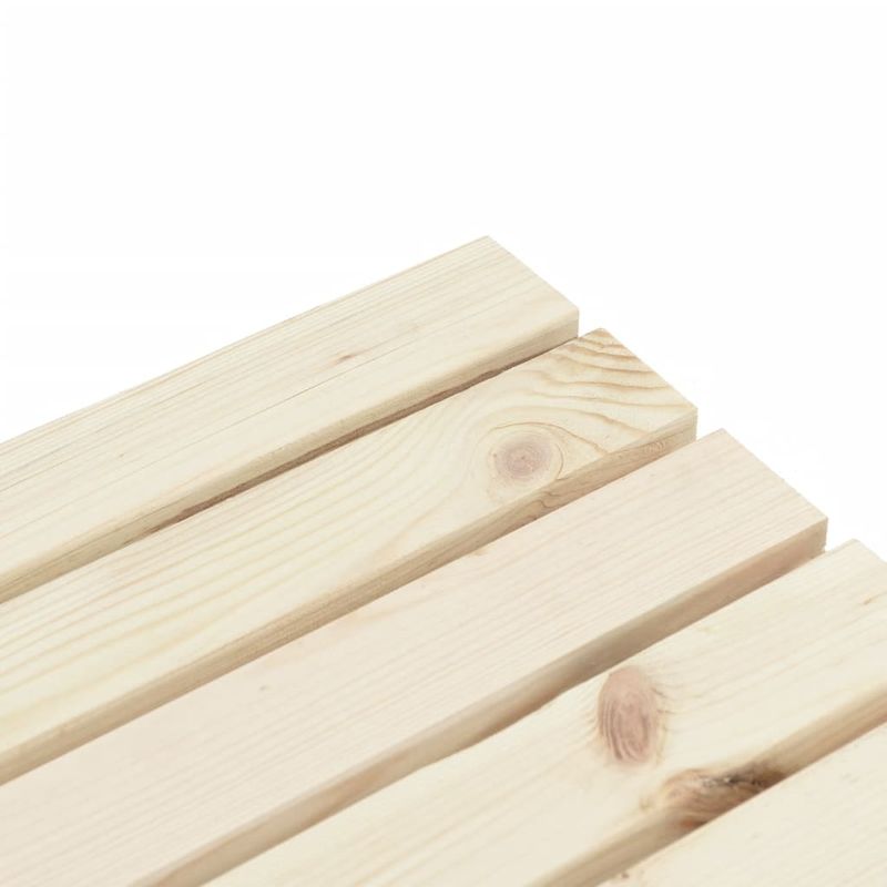 Casa si Gradina - Gradina si terasa - Mobilier exterior - Scaune si sezlonguri gradina - Banca de gradina cu 2 locuri, lemn masiv de brad, maro - Infinity.ro