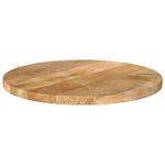 Casa si Gradina - Mobilier - Feronerie si accesorii mobila - Blat de masa rotund, diametru 40x2,5 cm, lemn masiv de mango brut, lemn de mango (natural) - Infinity.ro